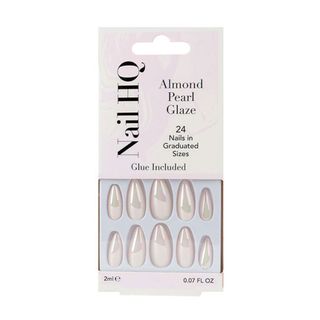 Nail HQ Almond Pearl Glaze Nails