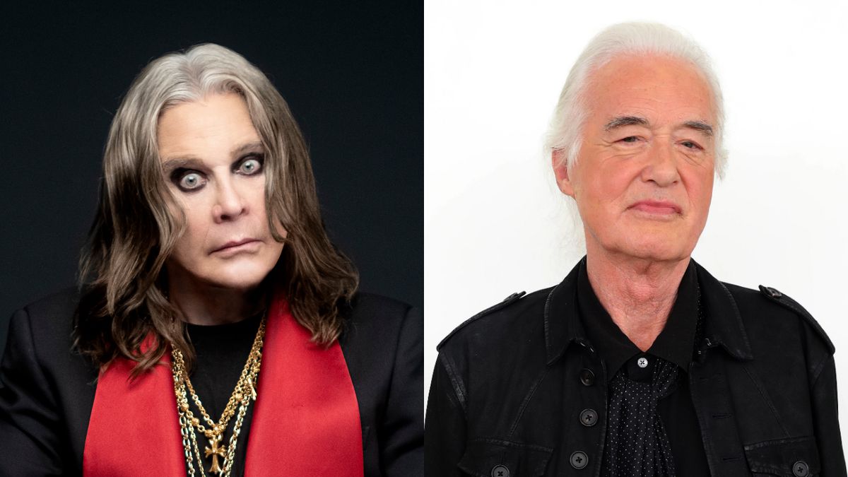 Ozzy Osbourne and Jimmy Page pictured recently