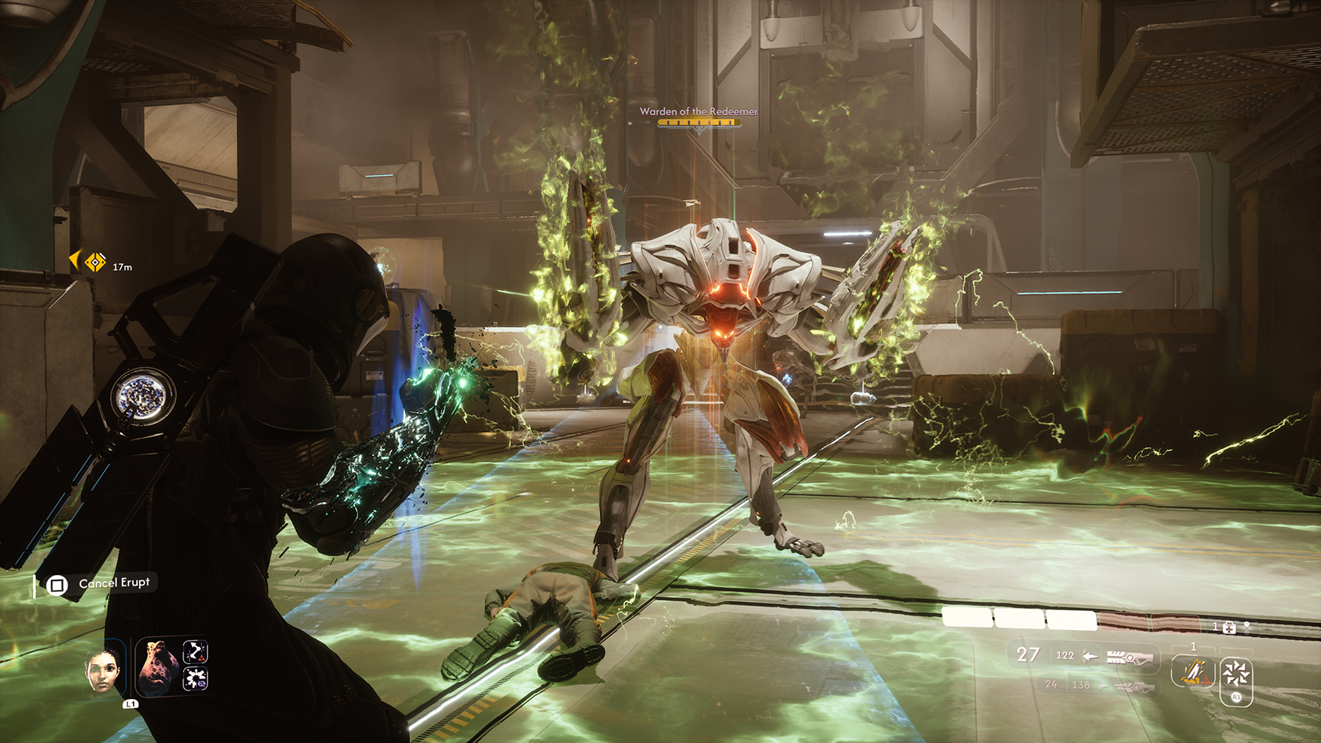 Captura de tela do jogo de ficção científica de 2027 "Êxodo"