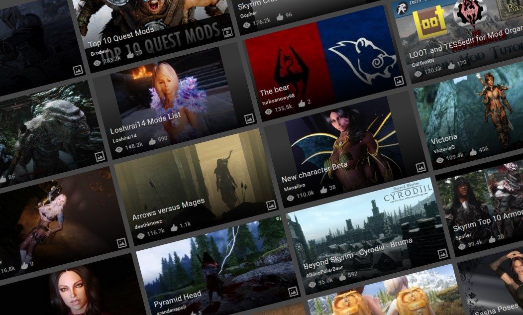 Nexus Mods Launches Reward System For Modders Seeds It With 100 000 Pc Gamer