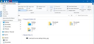 Quick Access Toolbar in File Explorer