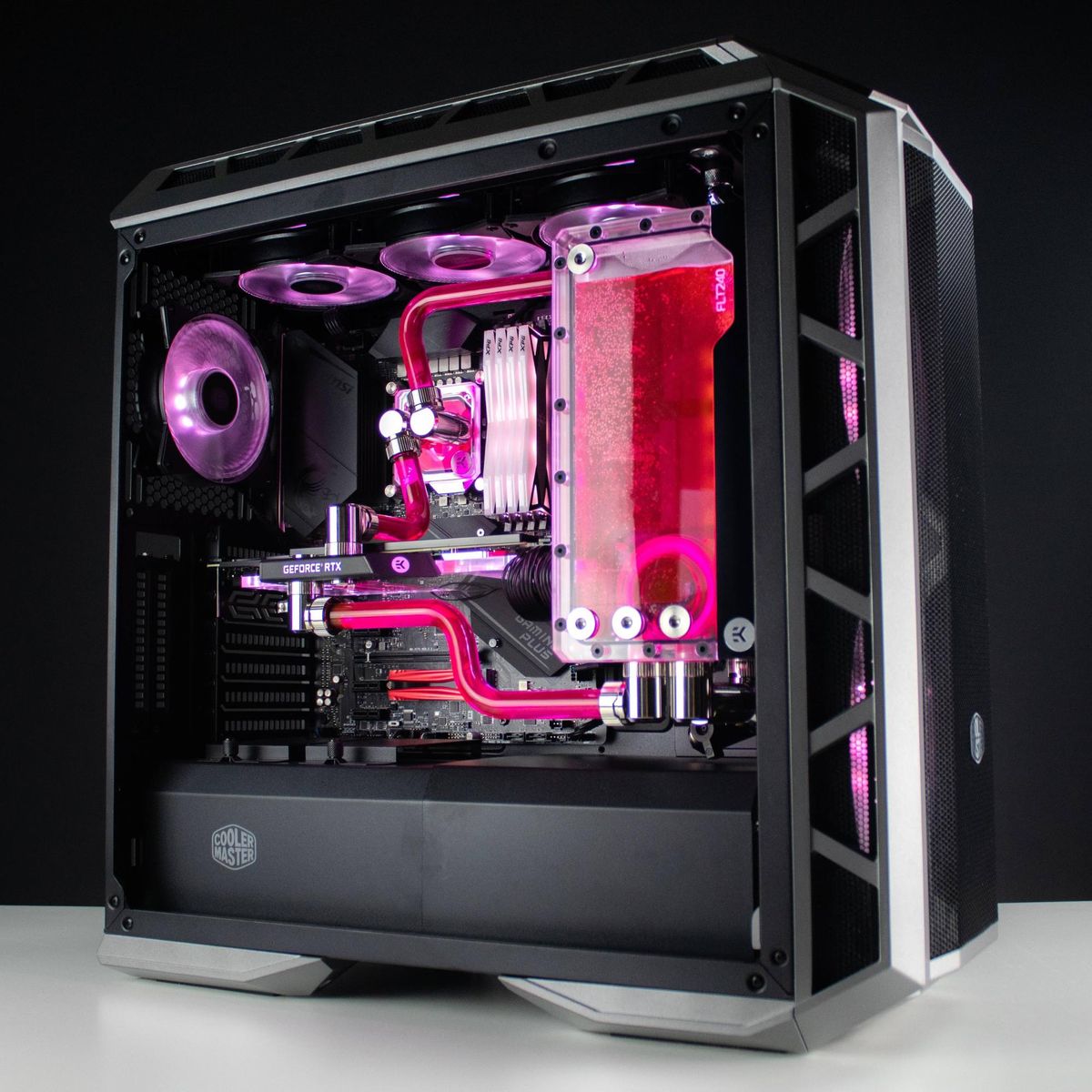 Custom Loop With Hard Tubing