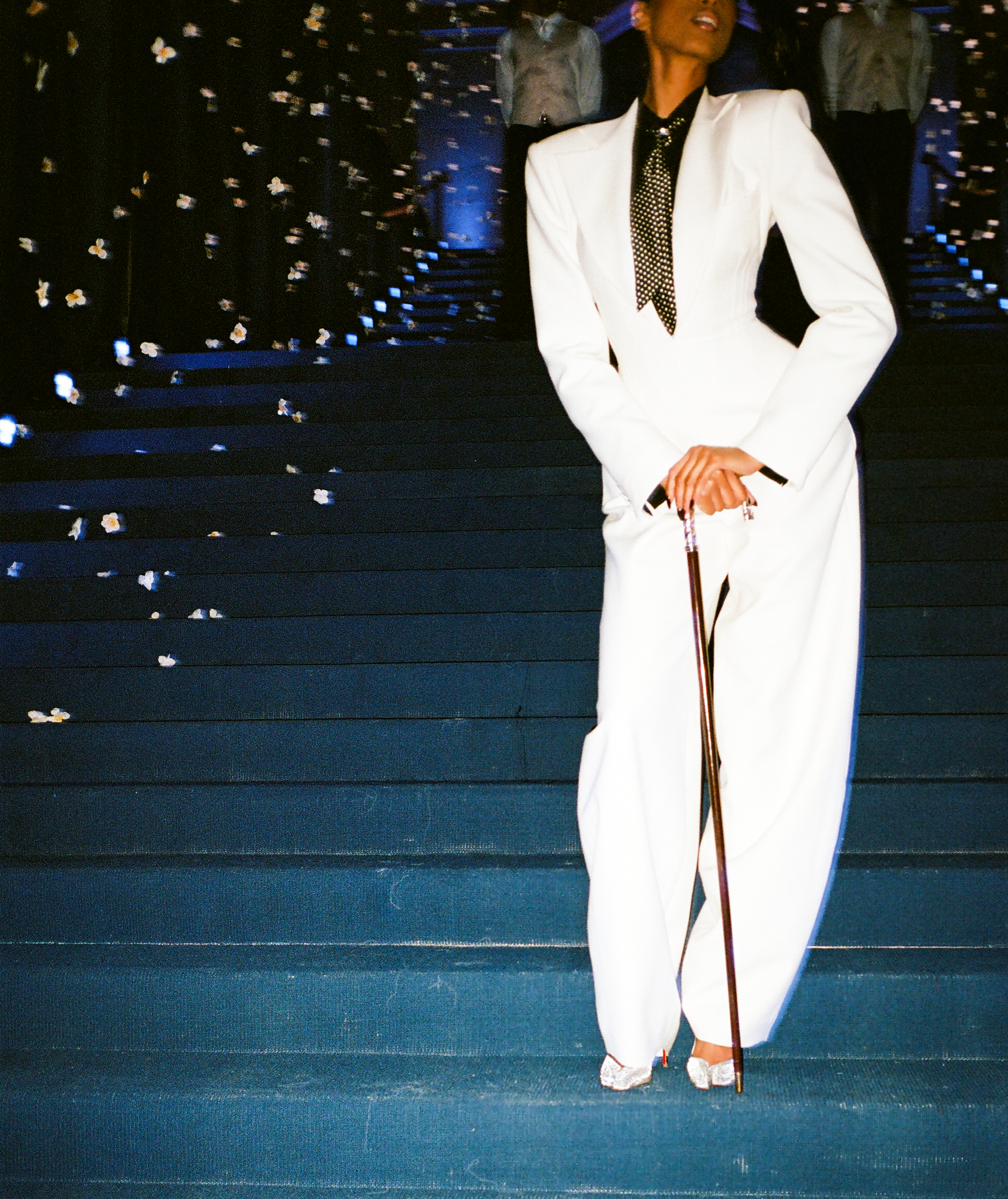 Photos of Imaan Mammam getting ready for the 2025 Met Gala