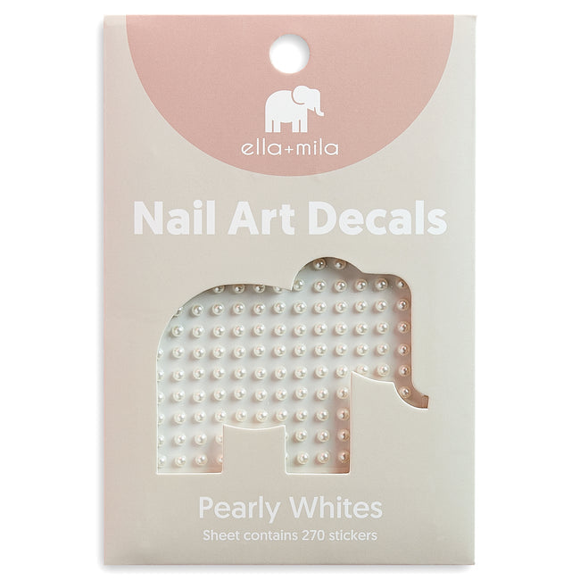 Ella+mila - Nail Art Decal - Pearly Whites