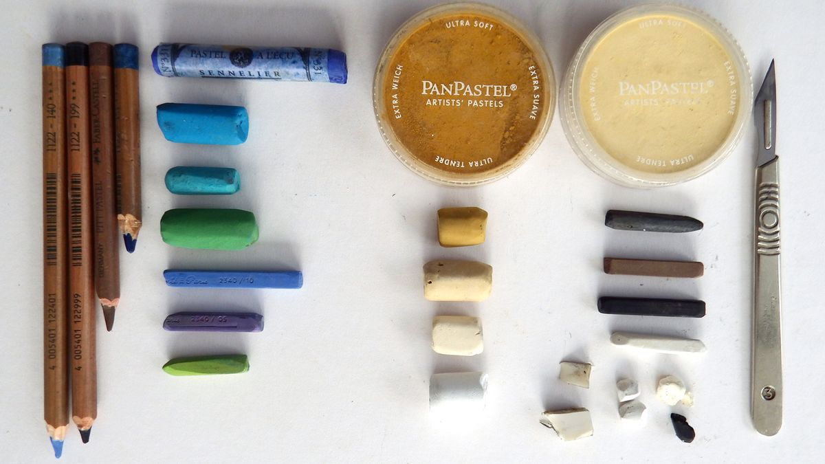 How to Layer Pastel Pencils over Soft Pastels - PanPastel, Unison, Faber  Castell 
