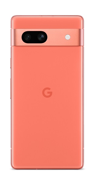 Google Pixel 7a Coral hue render