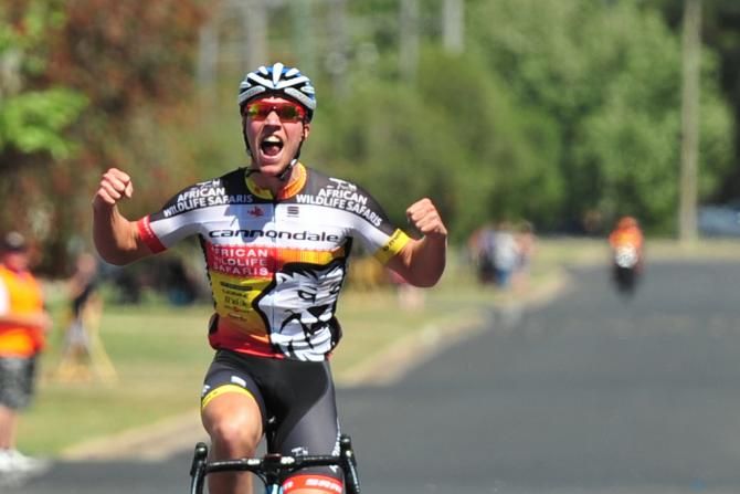 Sean Lake (African Wildlide Safaris) wins the biggest race of his young career, the 2014 Grafton to Inverell