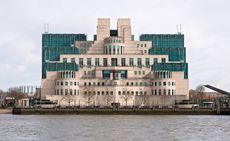 View of the river and The SIS Building, London by Sir Terry Farrell