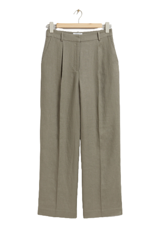 & Other Stories Wide Linen Trousers (Were $129) 