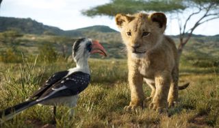 Lion King CGI: Simba, bird