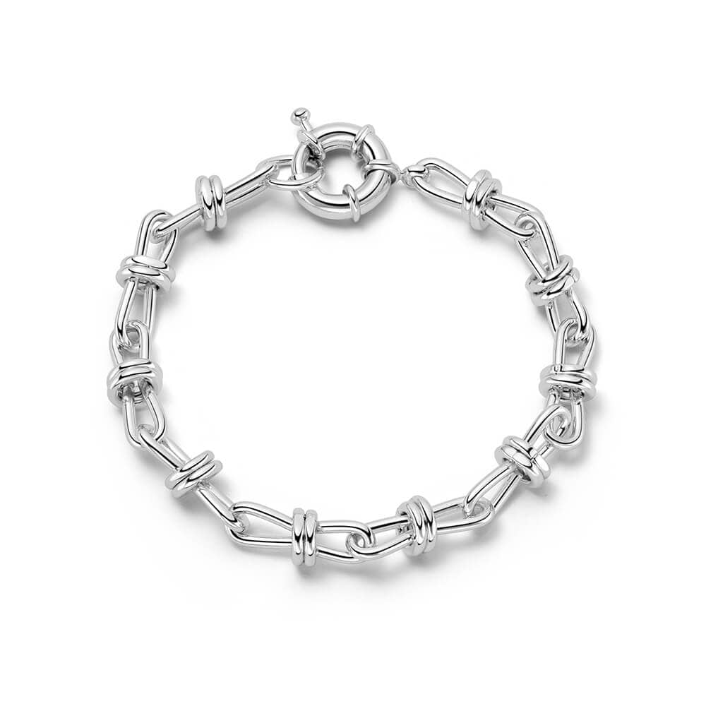 Polly Knot Kettenarmband versilbert