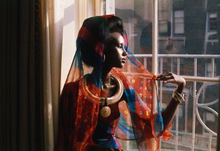 70s fashion - iman