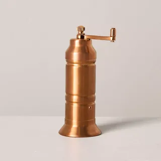 Copper salt and pepper grinder