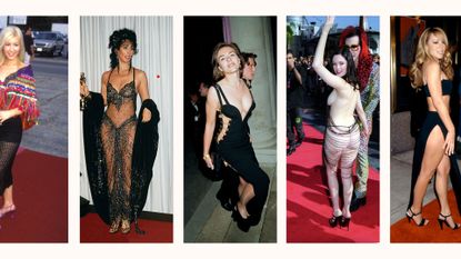 32 of the most wild '90s red carpet outfits round-up