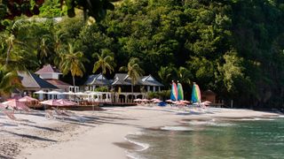 A beach in St Lucia