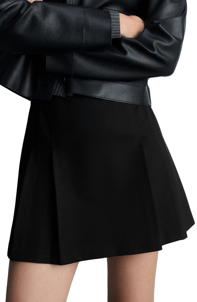 Pleated Miniskirt