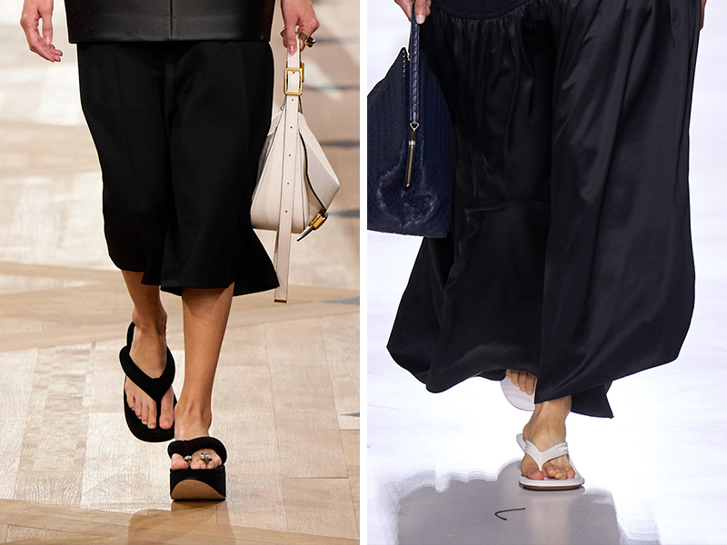 Shoes on the spring/summer 2026 runway