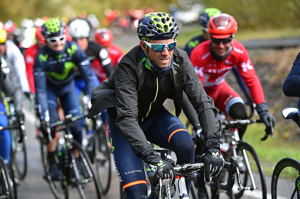 Alejandro Valverde (Movistar) at Liege-Bastogne-Liege