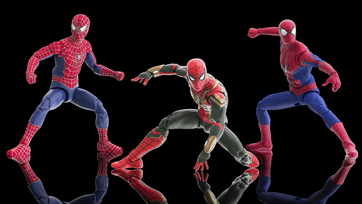 New Spider-Man: No Way Home toys bring the three Peters together |  GamesRadar+