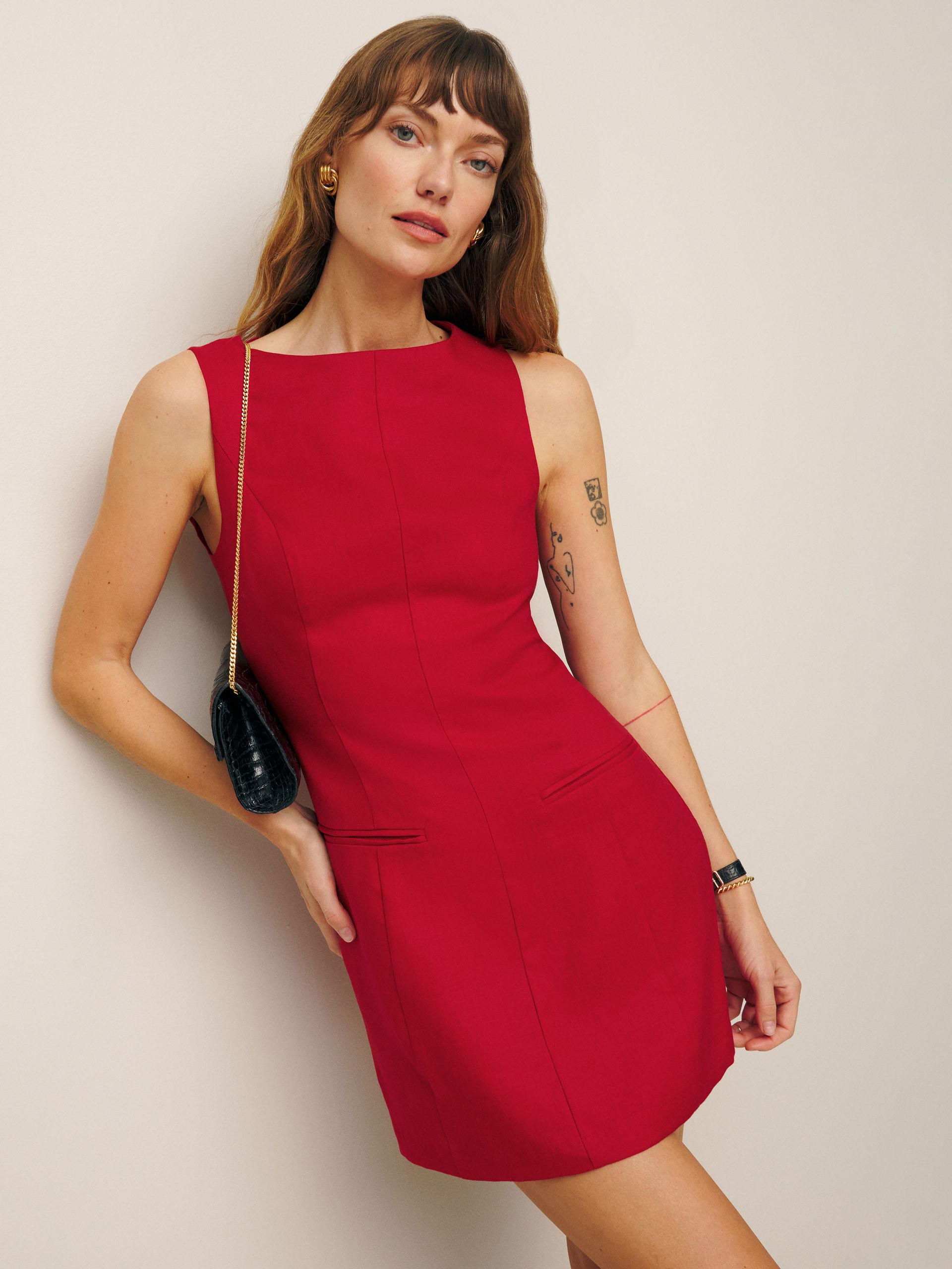 Citron Linen Dress