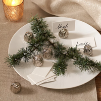 Walnut Place Card Holders - Set of 6 | was £30 now £21.00 at The White Company