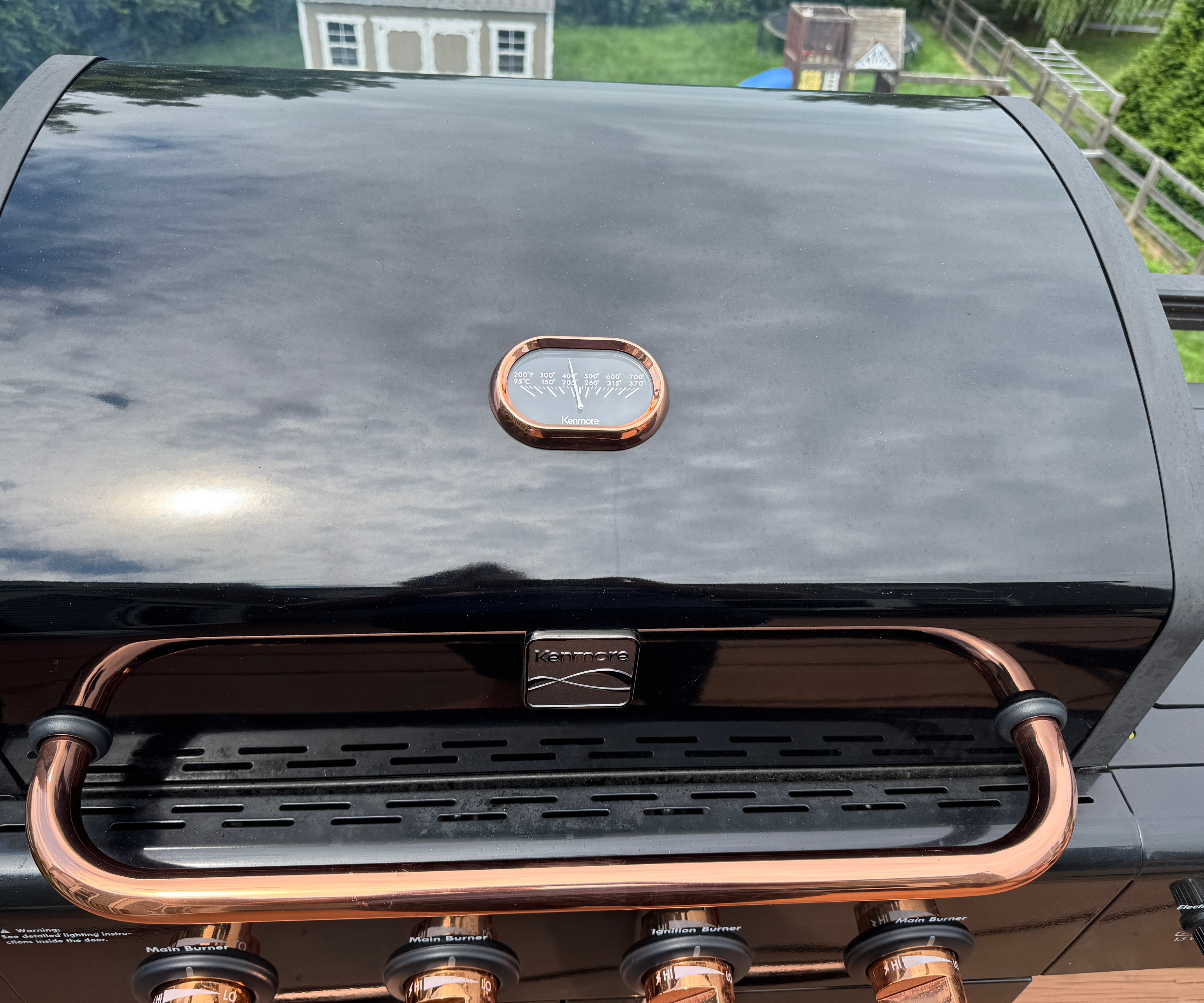 Kenmore 4 Burner Gas Grill with searing side burner