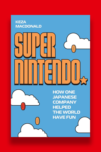 A selection of books about Nintendo