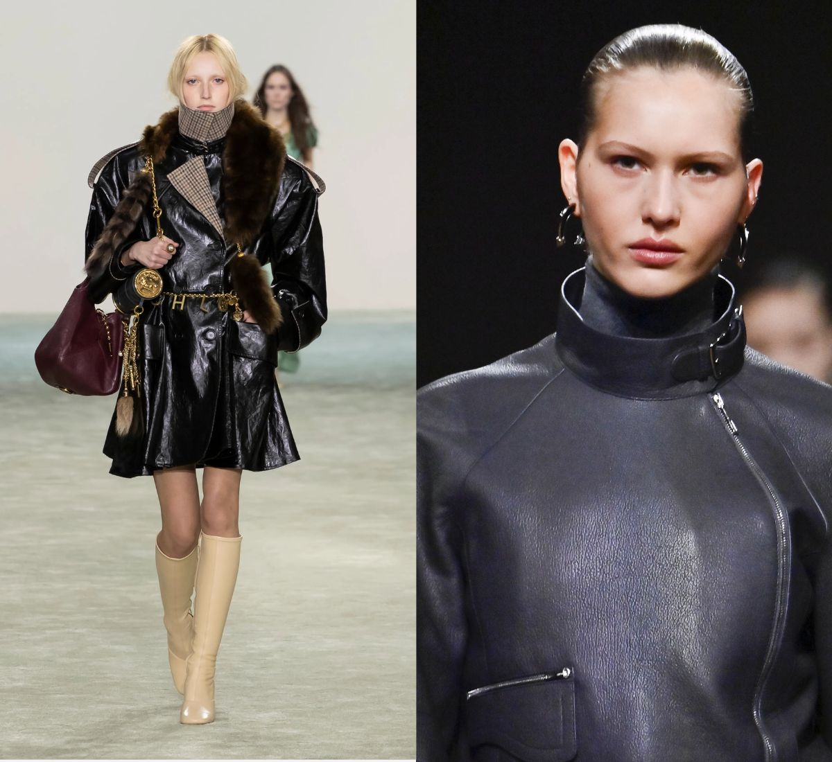 Image of funnel neck coats
