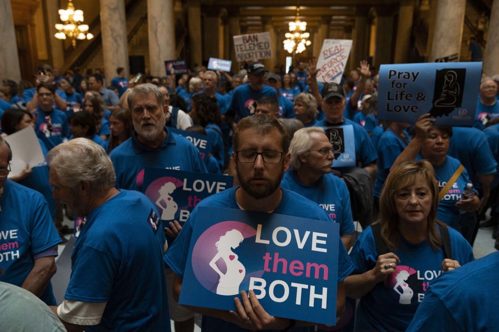 Pro-life demonstrators