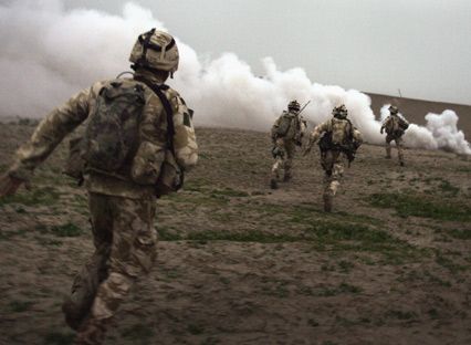 British troops in Afghanistan