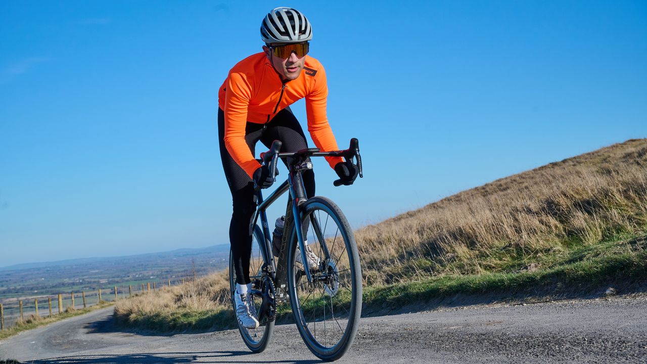 Sam Gupta riding aluminium trek emonda