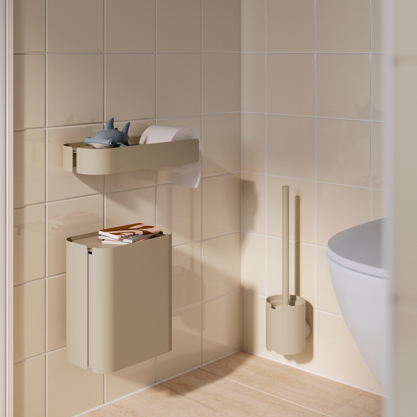Florsj&amp;Ouml;n Waste Bin - Beige 3 L