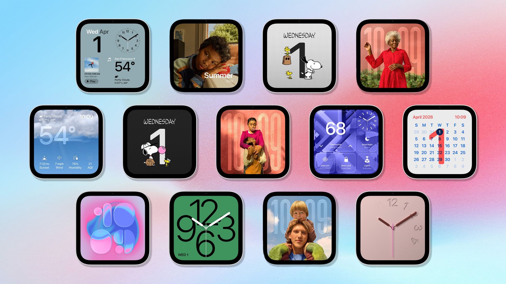 Apple HomeView Faces