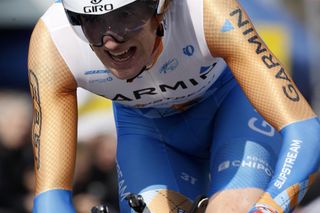 Bradley Wiggins won the final time trial in the 2009 Three Days of De Panne