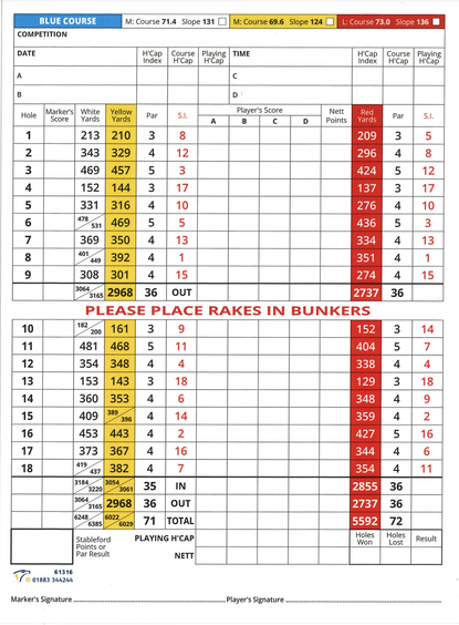 The Berkshire Golf Club: Blue Course Review, Green Fees, Tee Times and ...