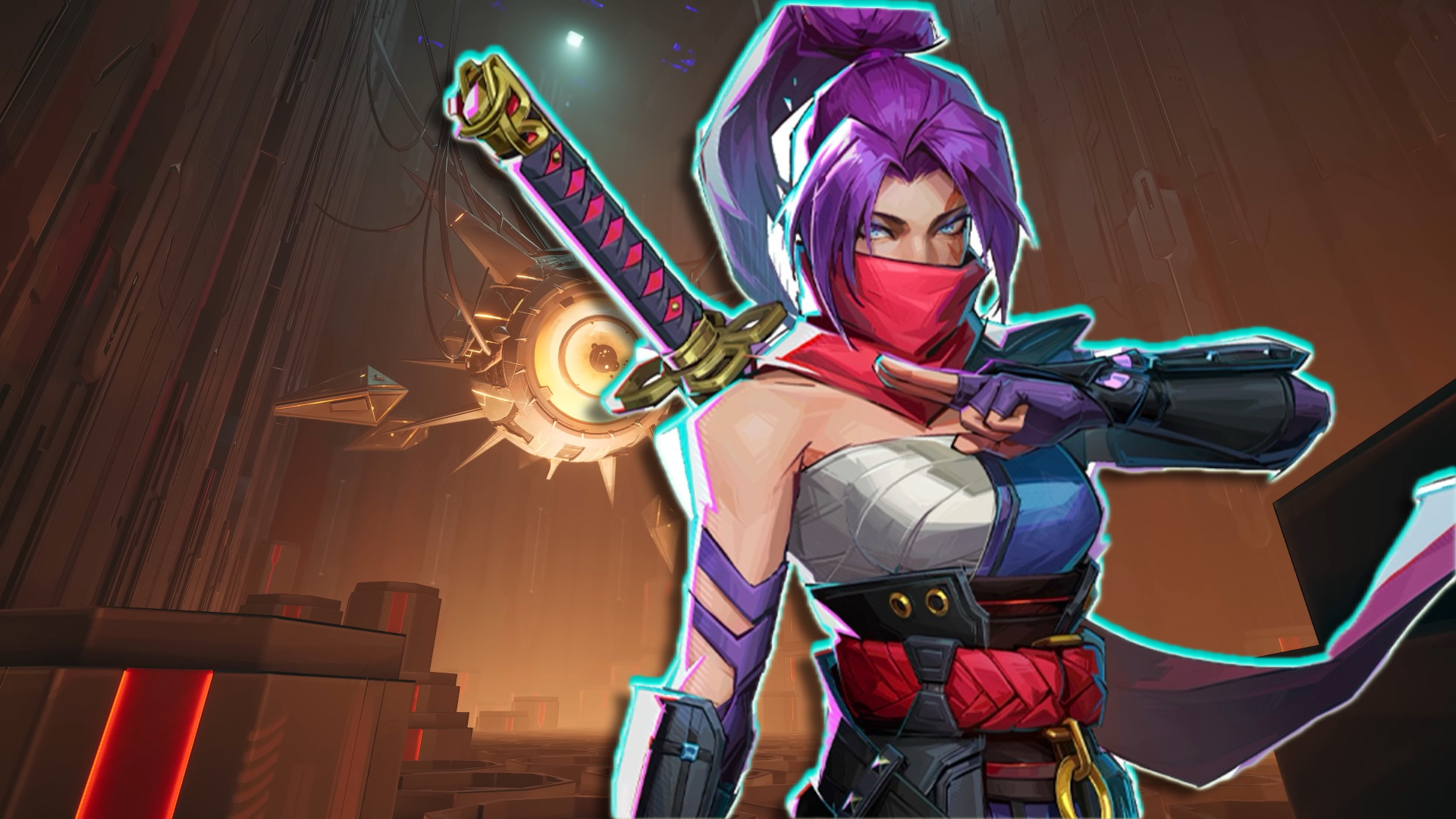 Psylocke poses against an Arakko background