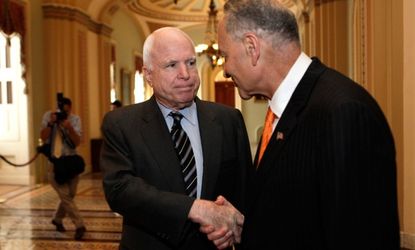 Sen. John McCain (R-Ariz.) and Sen. Charles Schumer (D-N.Y.)