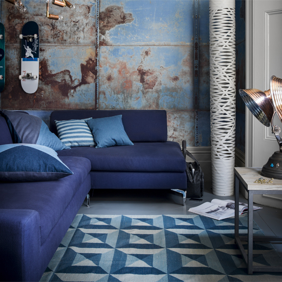 denim sofa