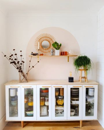 How I upcycled an old IKEA kitchen into a stylish piece of furniture ...