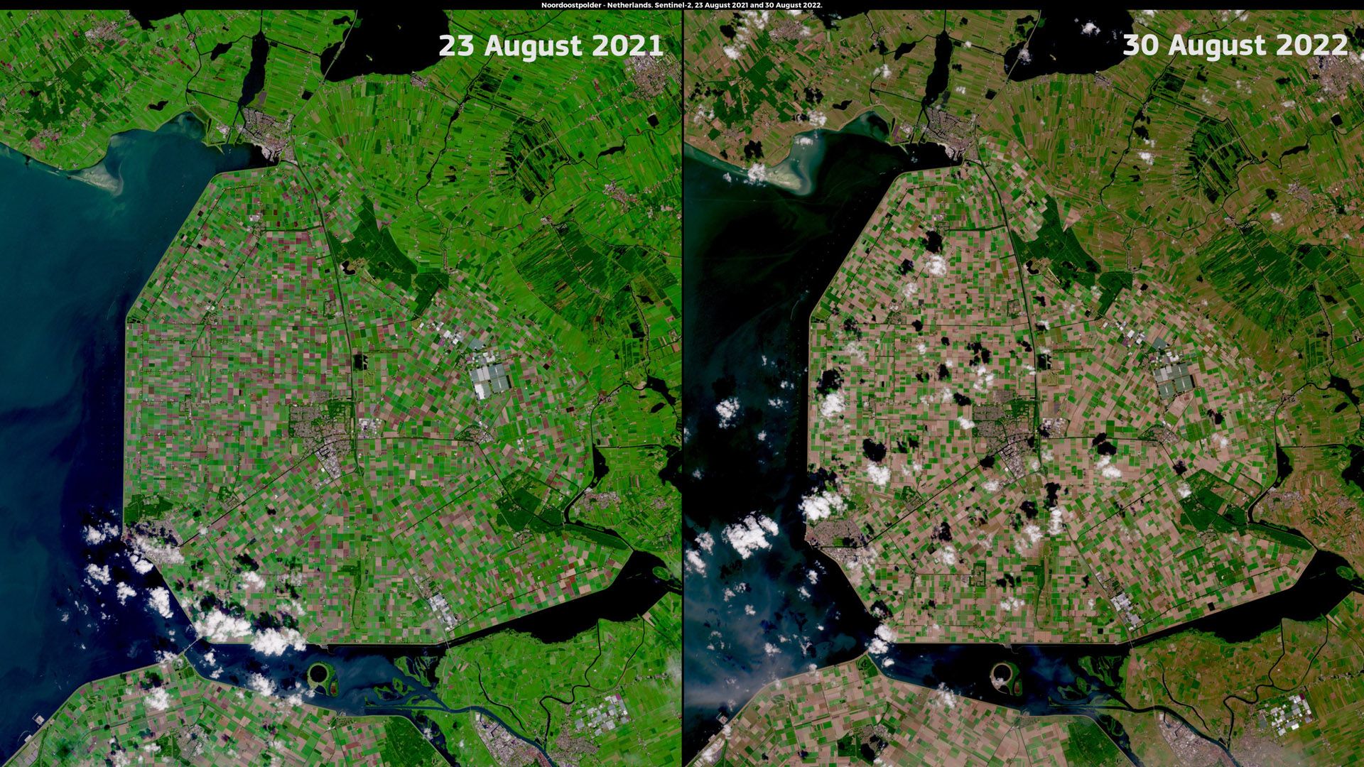 Watch Europe dry up from space in a new satellite video | Space