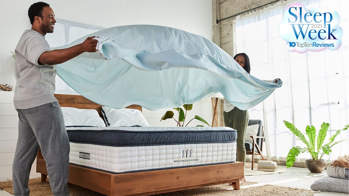 Rest up with 150 off Brentwood Home mattresses for Sleep Awareness