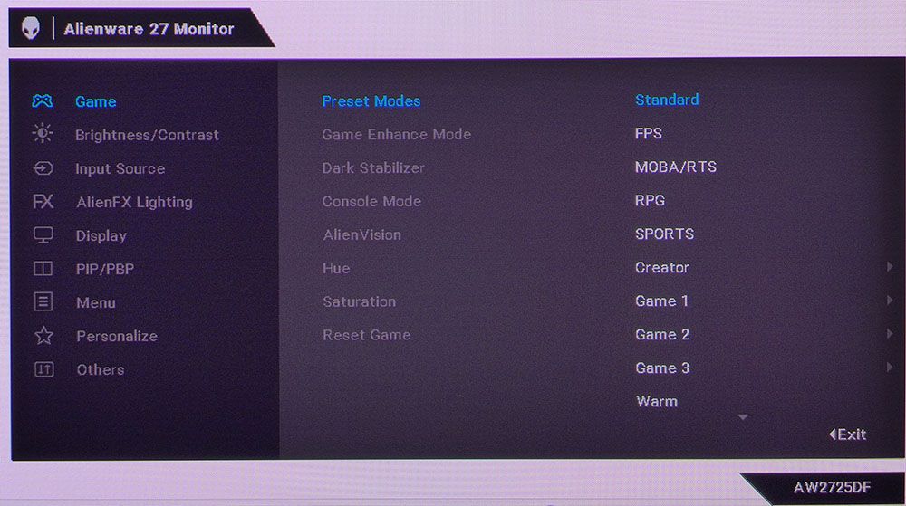 Alienware AW2725DF