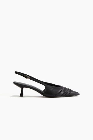 Pointed Slingback Court Shoes