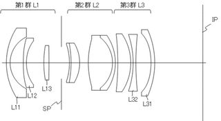 Canon lens patent drawing