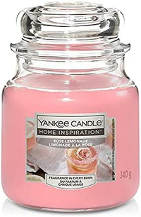 Yankee Candle Home Inspirations Rose Lemonade medium jar 340g - WAS £13.49 now £12.99 | Amazon