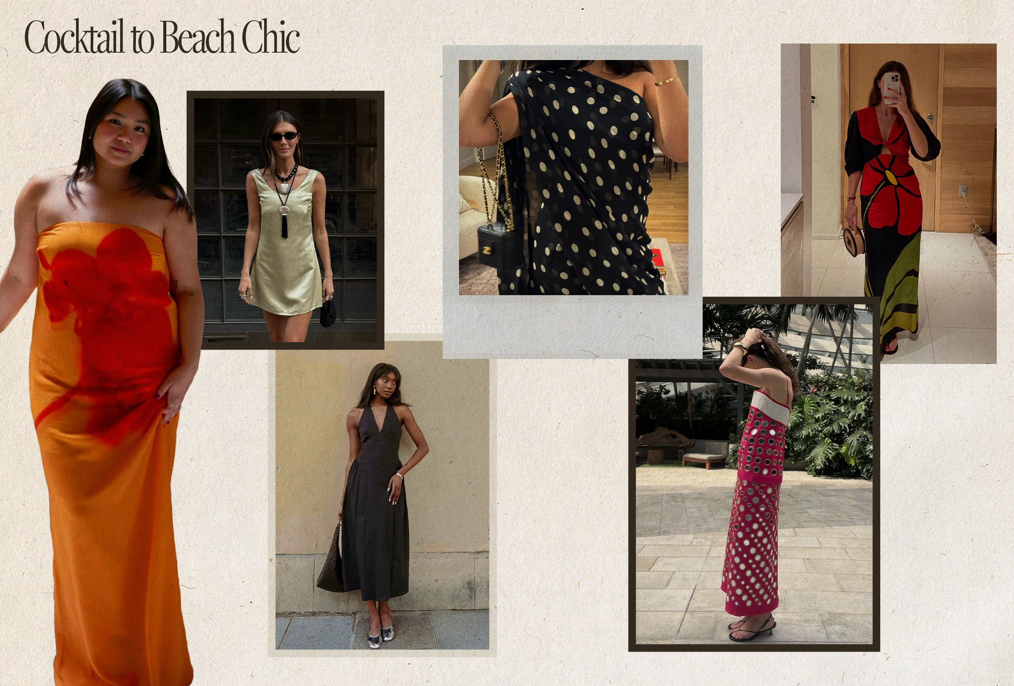 wedding guest style collage