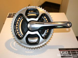 New for SRM is a Dura-Ace 9000 crank featuring a right arm Shimano produces just for SRM