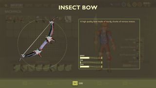 Grounded Insect Bow Weapon