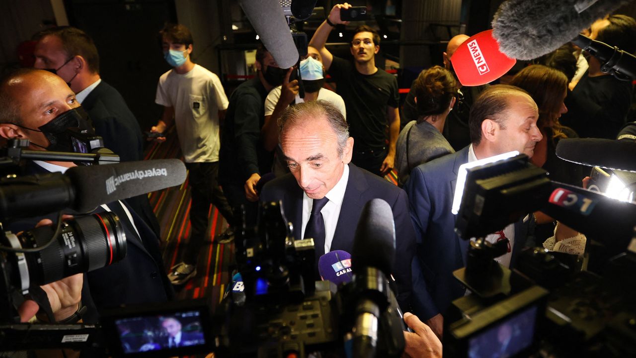 French television pundit and potential presidential candidate Eric Zemmour