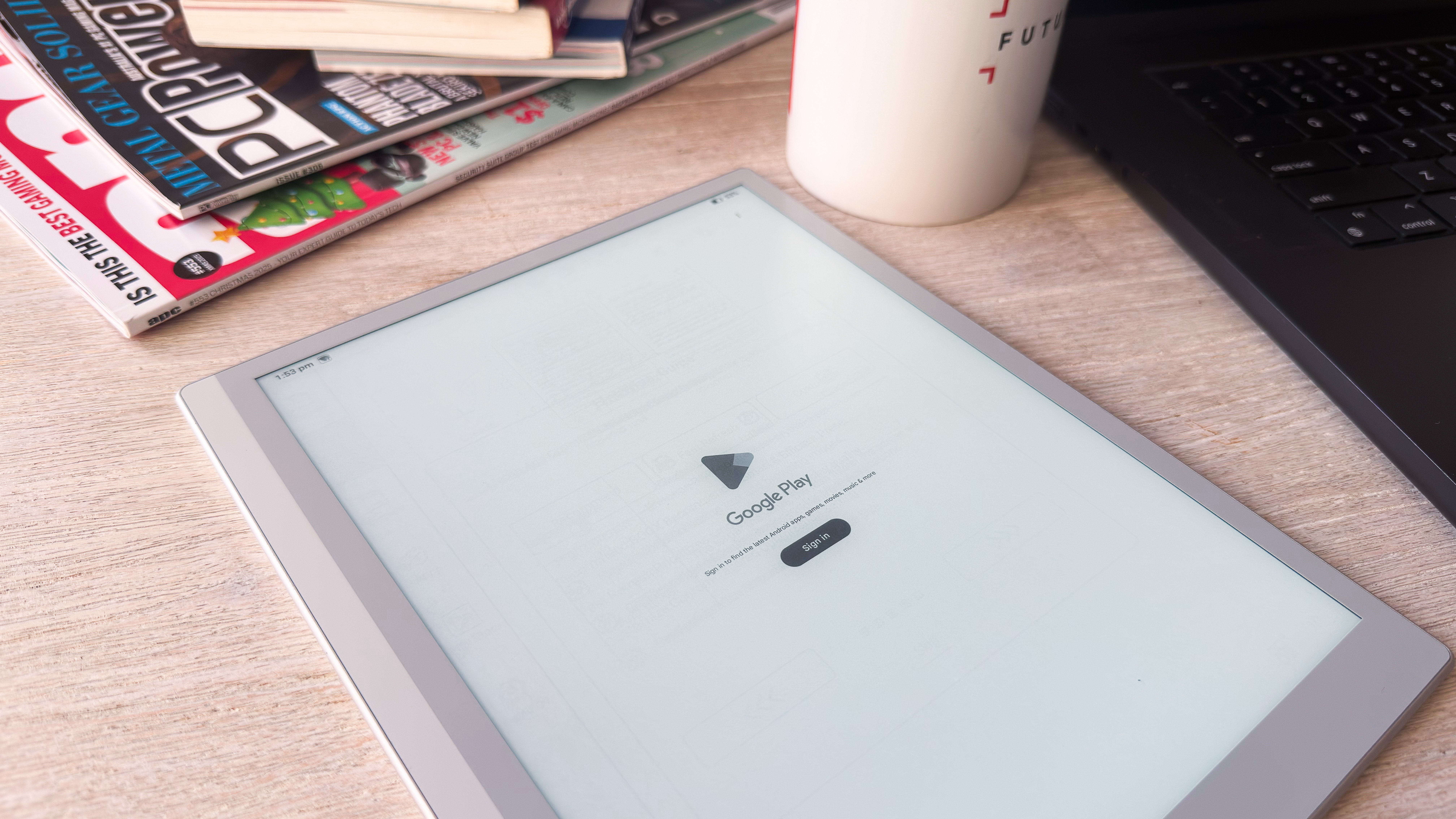 The Google Play Store on the Boox Go 10.3 (Gen II) Lumi